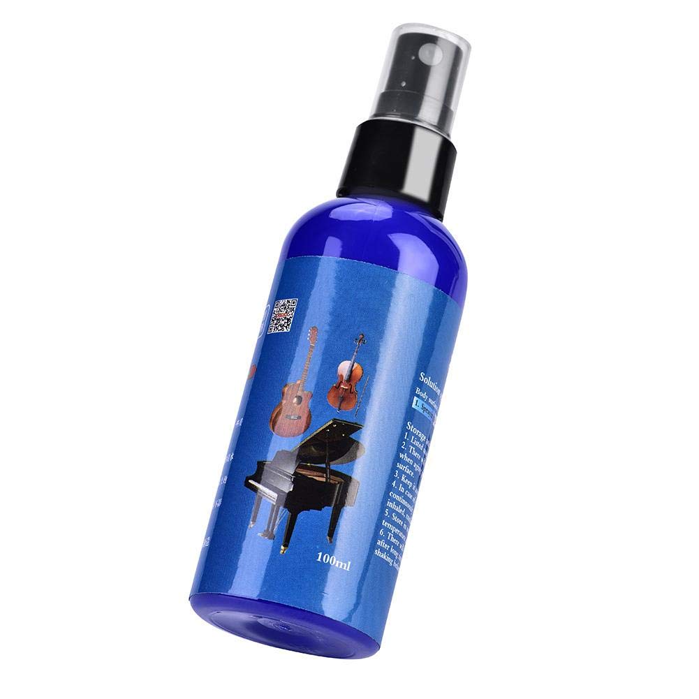 100ml Premium Guitar Polish & Cleaner - Safe for Wooden Musical Instruments Like Violin, Piano & Guitar | Restores Shine & Protects Finish | Ideal for Musicians, Performers & Instrument Maintenance