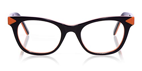 Purple & Orange Front With Orange & Purple Temples