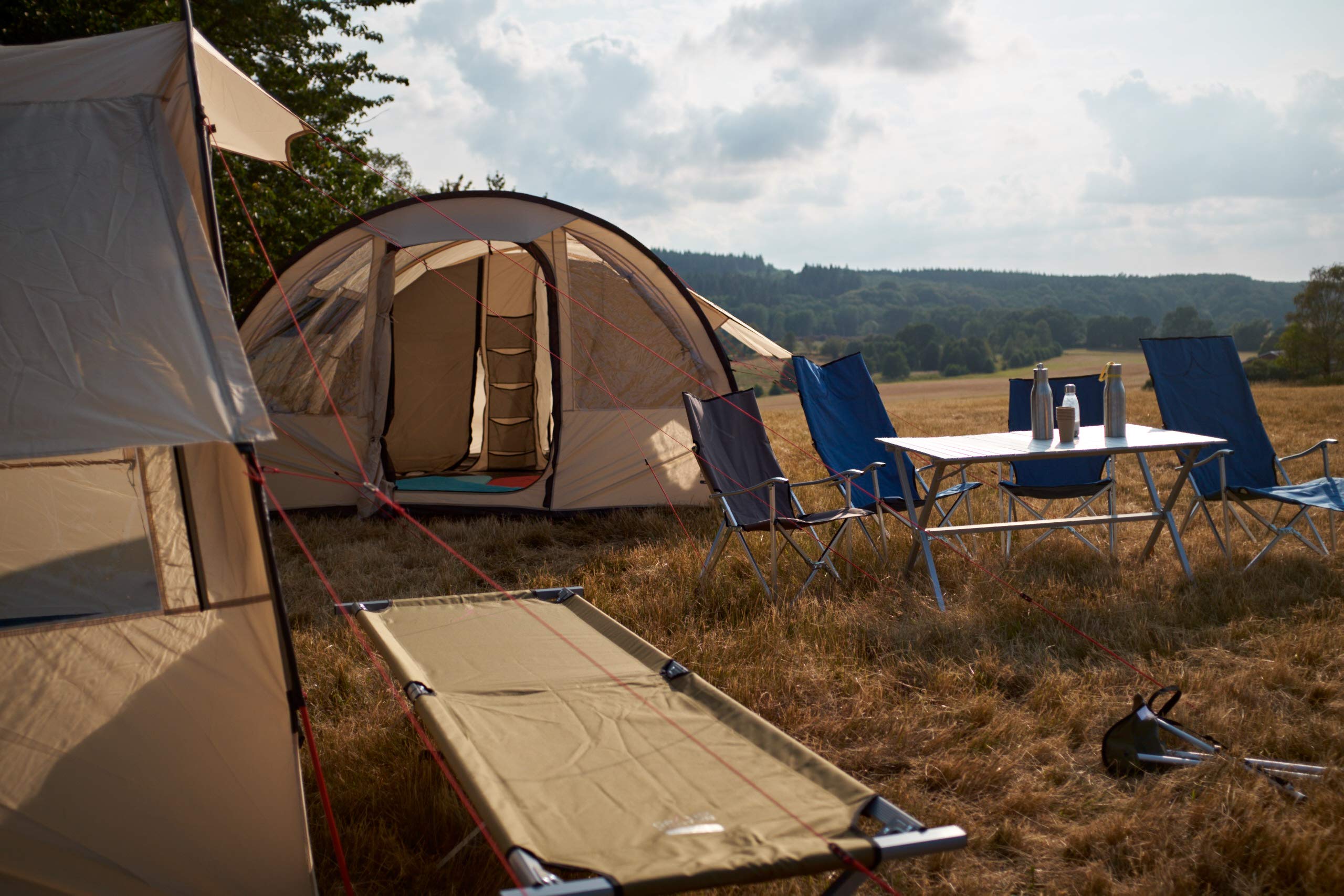 Grand Canyon Topaz Aluminum Folding Camping Bed - Lightweight Portable Outdoor Cot for Backpacking, Hiking & Travel - Perfect for Camping, Beach Trips & Guest Beds