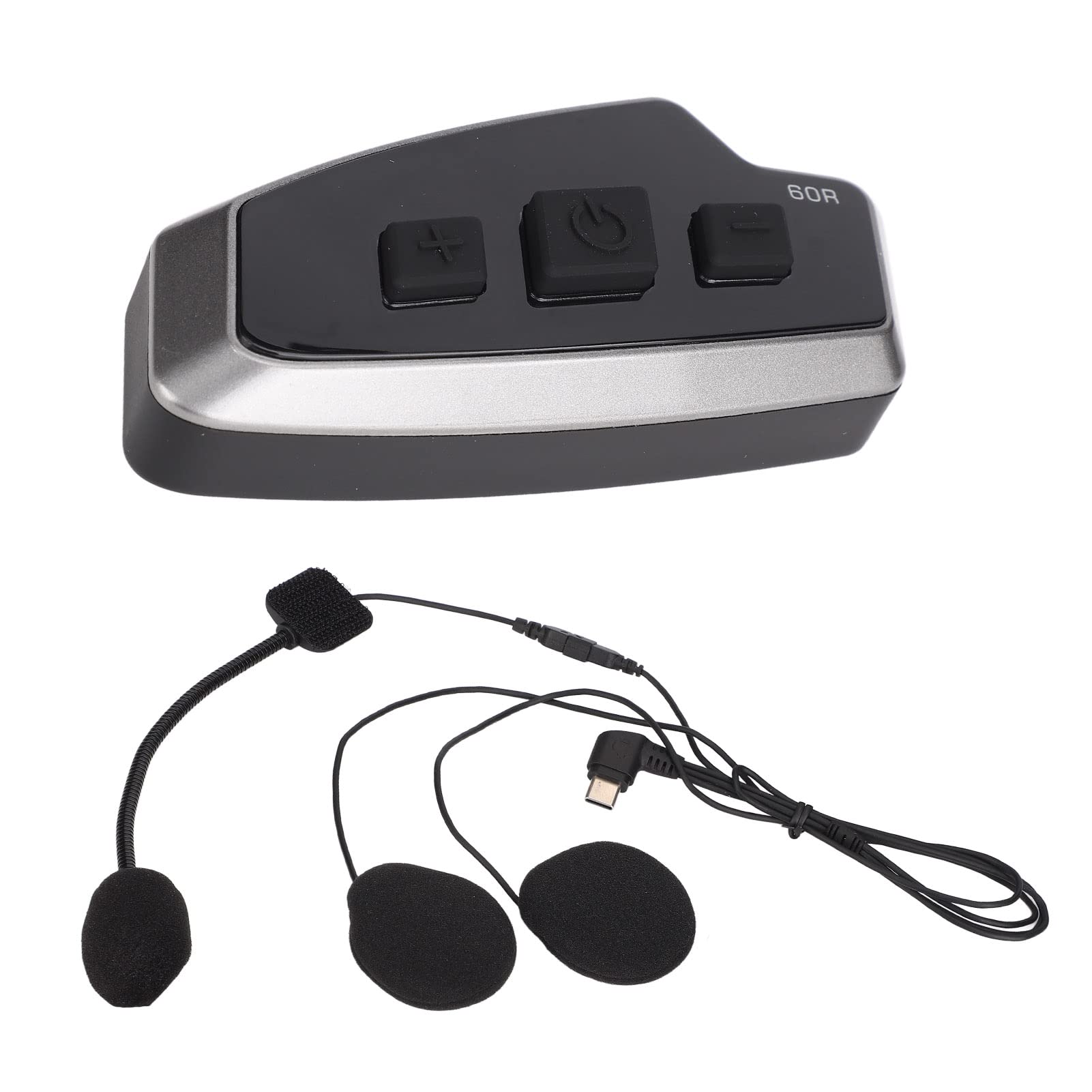 Motorcycle Helmet Intercom System - Wireless Bluetooth 5.0 Headset with Wind Noise Cancellation, IP65 Waterproof & FM Radio for 8 Riders - Perfect for Group Rides, Touring & Adventure Motorcycling