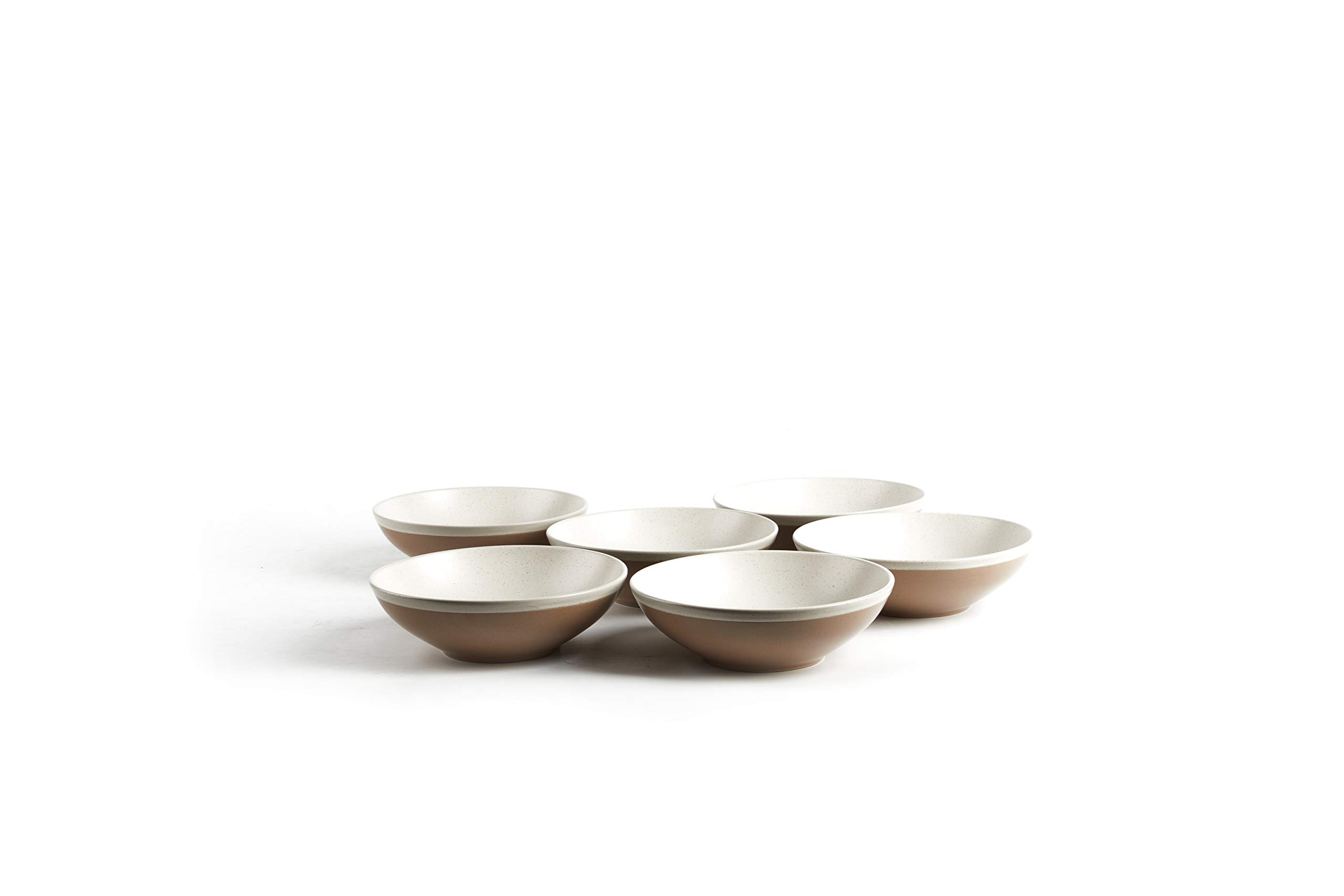 Rock Ridge Speckled Stoneware Dinnerware Set - 18 Piece Beige & Ivory Dinner Plates, Bowls & Mugs - Elegant Stoneware for Everyday Dining, Entertaining & Holiday Gatherings
