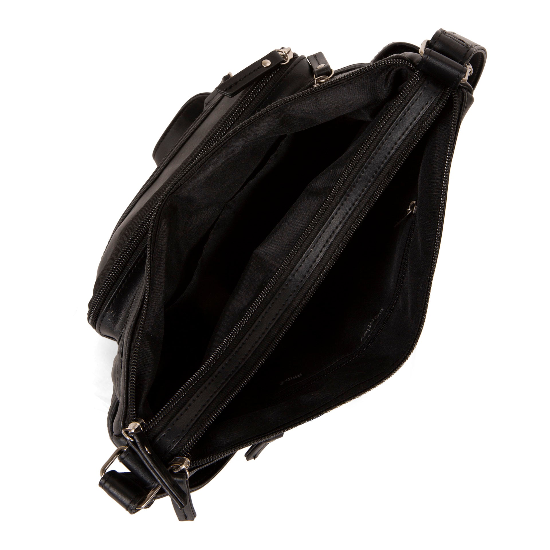 RFID Blocking Leather Crossbody Bag for Women - Anti-Theft Travel Purse for Everyday Use, Shopping & Commuting