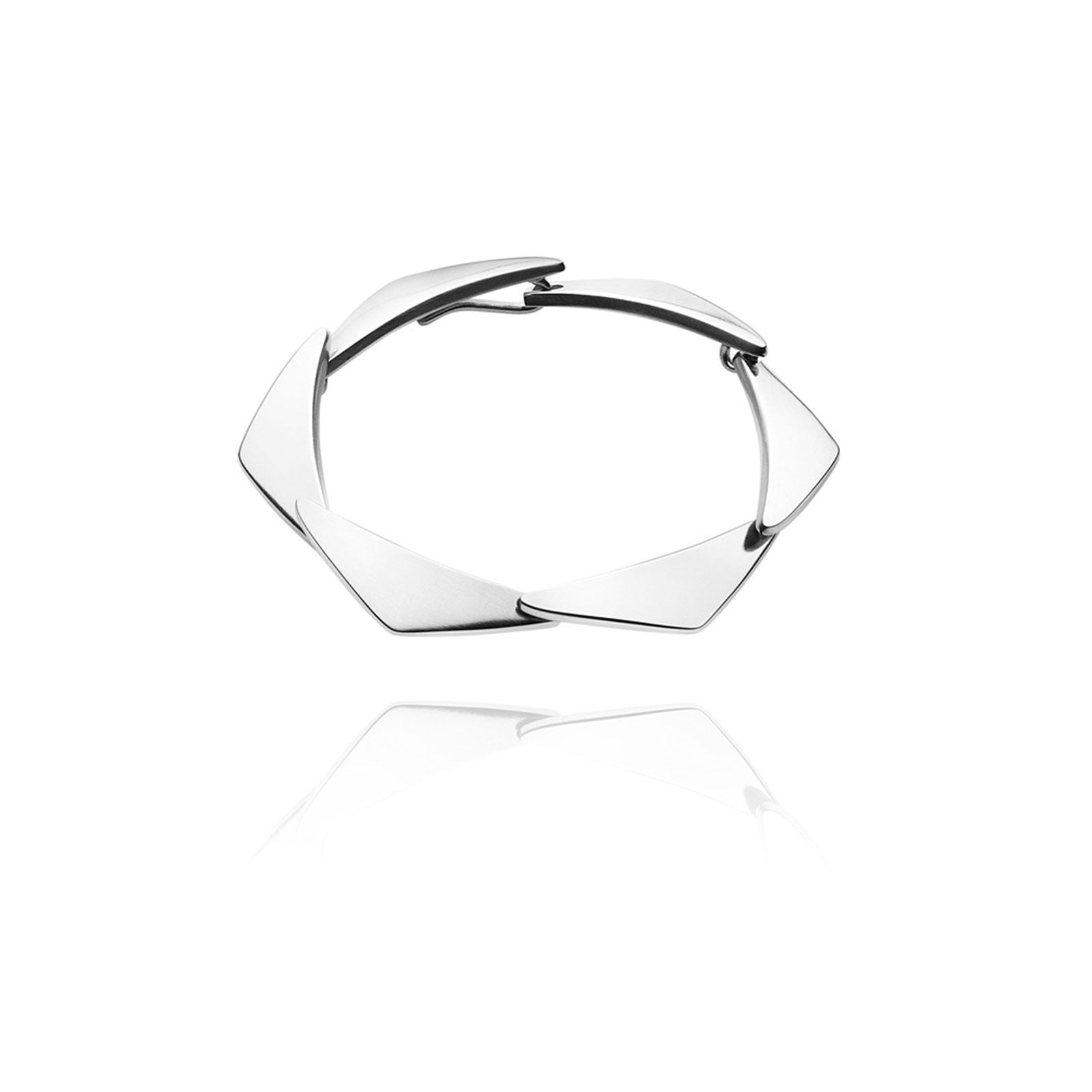 Georg Jensen PEAK Sterling Silver Bracelet for Women - Elegant & Timeless Jewelry Gift for Her - Perfect for Parties, Weddings & Special Occasions