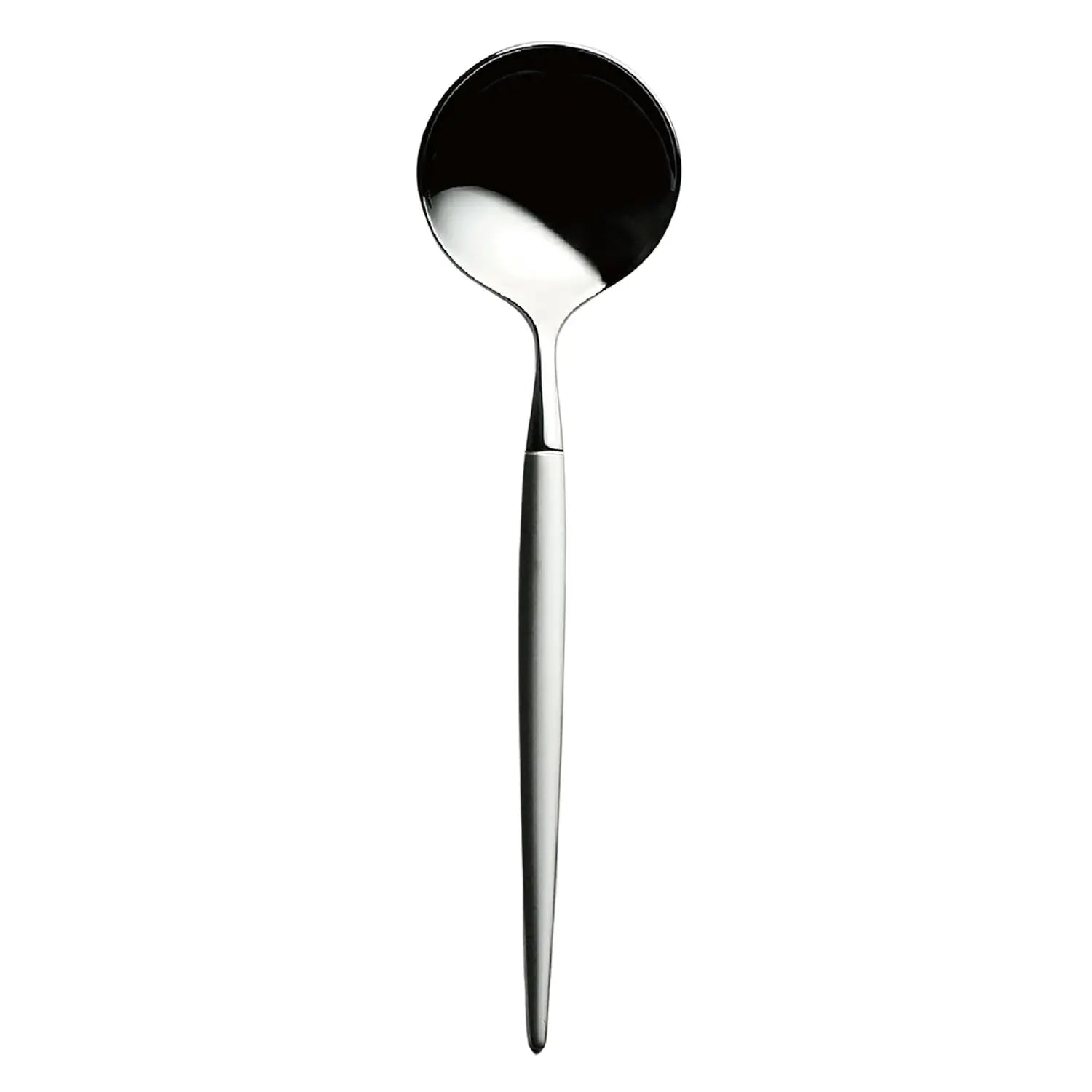 Premium Stainless Steel Bouillon Spoon Set - 6-Piece Elegant Soup Spoons for Fine Dining, Restaurants & Home Kitchen Use - Mirror Polish, Durable & Dishwasher Safe