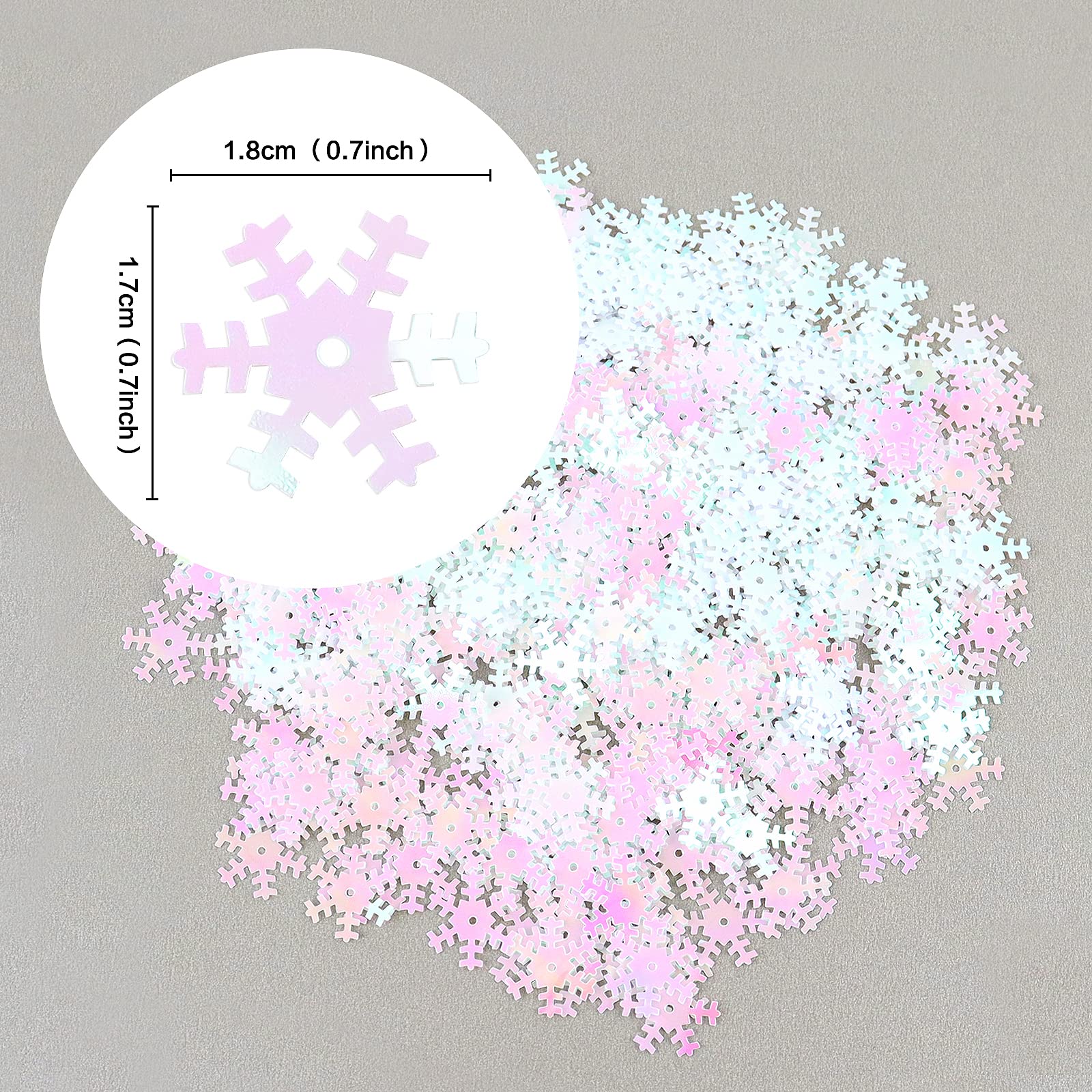 420Pcs Snowflake Confetti for Winter Wedding & Christmas Party Decorations - Frozen Theme Party Supplies