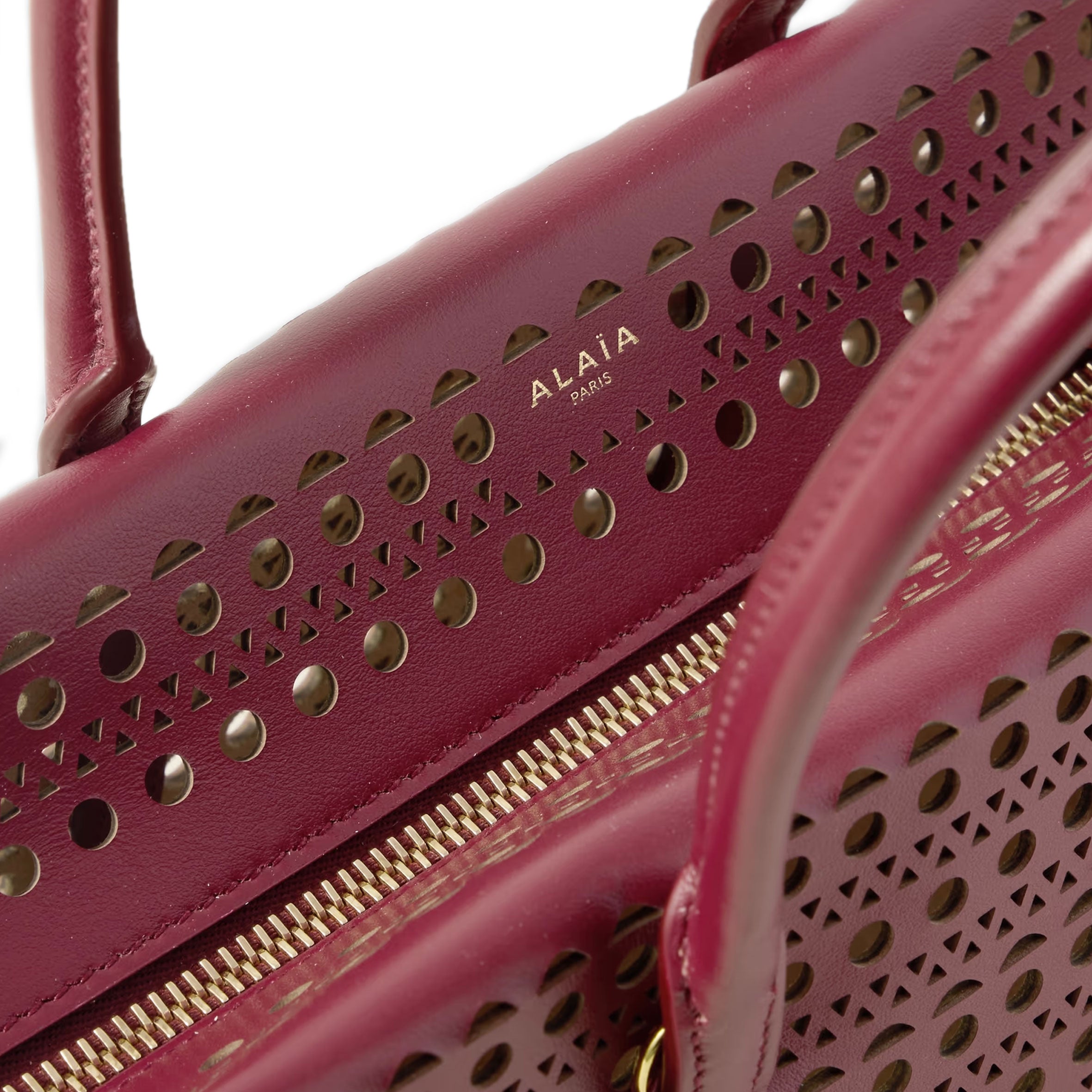 New Mina 20-inch Vienne Calfskin Handbag in Grenat Red - Perfect for Work, Travel & Evening Events