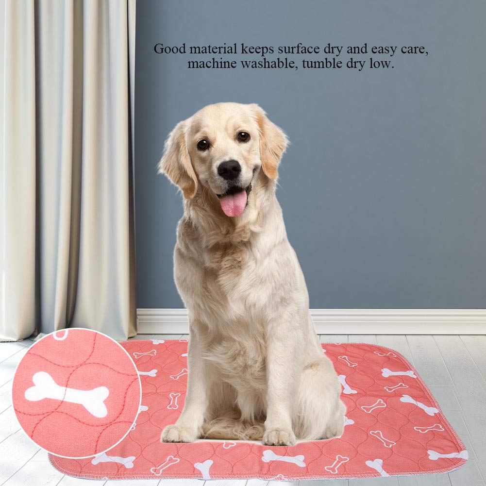 Washable Pet Pee Pads - Waterproof Dog & Cat Urine Mat (70x80cm) for Training & Bed Protection