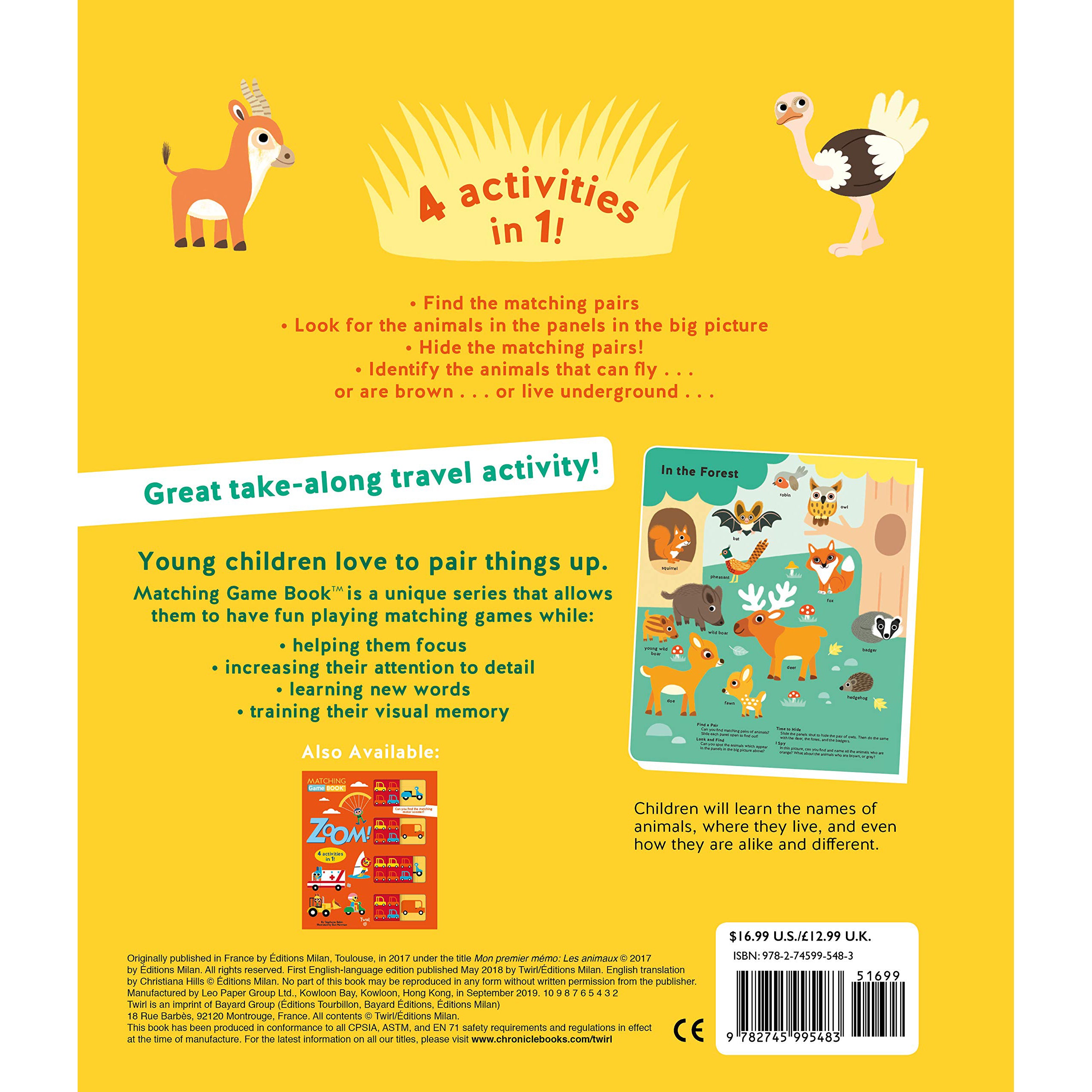 Interactive Animal Play Toy Book for Kids - 9782745995483 | Fun Learning & Storytime Activities for Toddlers & Preschoolers
