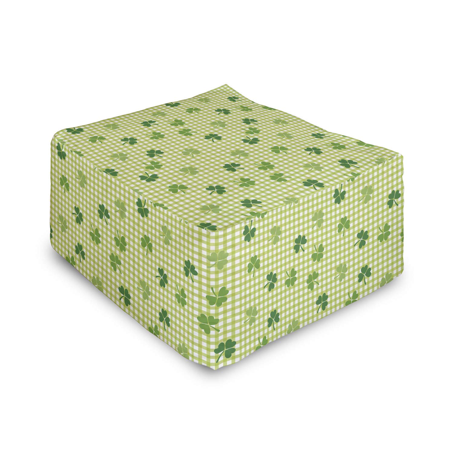 Ambesonne Irish Rectangle Pouf Ottoman - 25