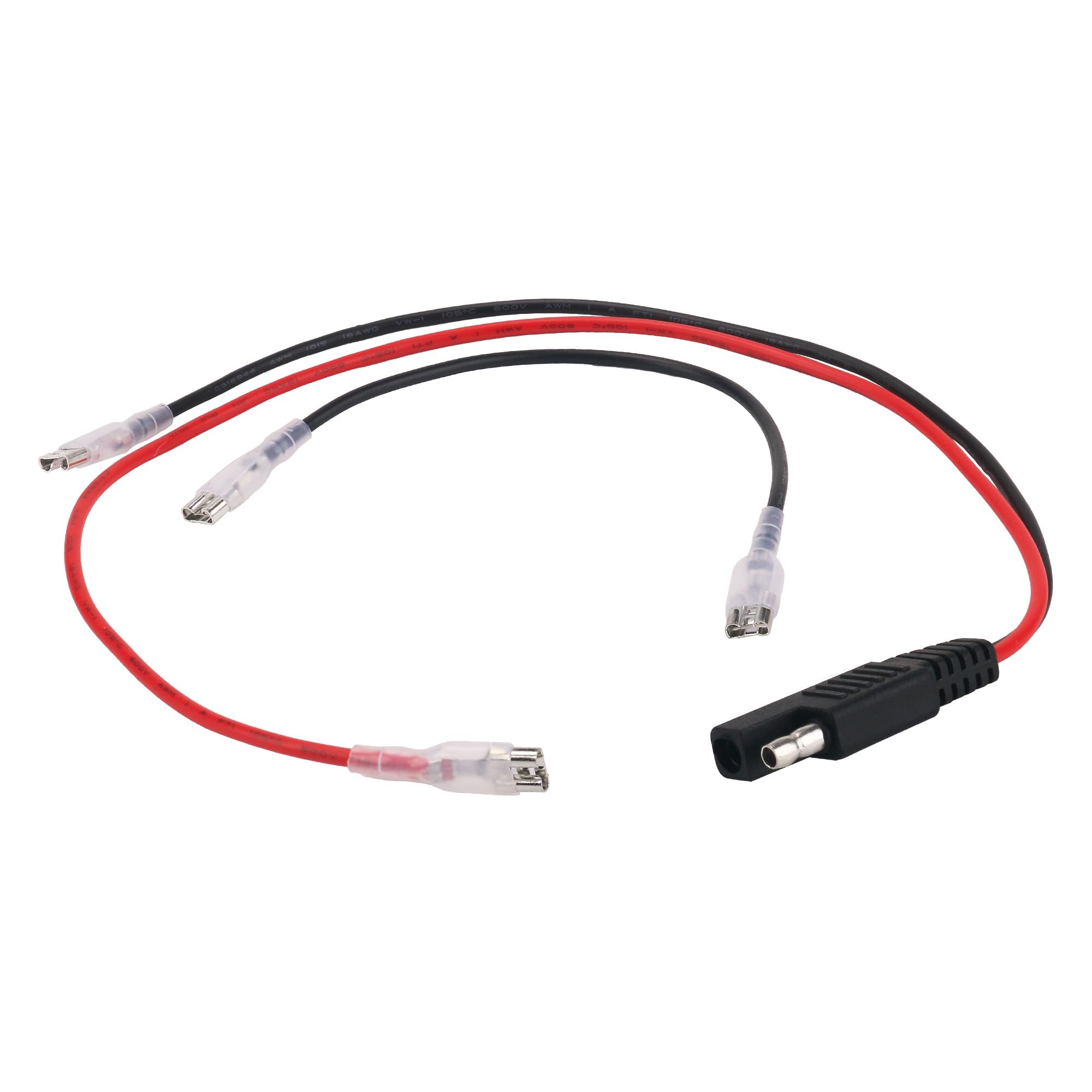 24V Electric Scooter Battery Wiring Harness for eZip GT IZIP Schwinn Mongoose - Insulated 2-Prong Connector Terminal Wire - Perfect for E-Bike Battery Replacement & DIY Scooter Repair