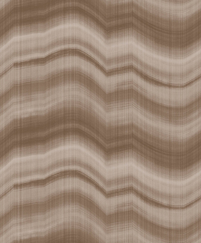 Bronze Brown Cloudy Stripe Wallpaper - Peel and Stick Removable Wallpaper for Bedroom, Living Room & Home Decor