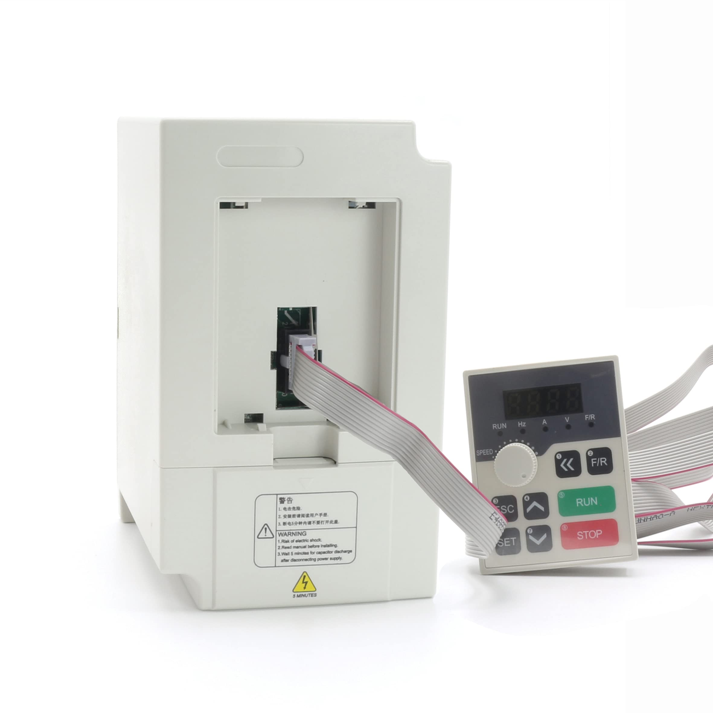 2.2KW VFD Variable Frequency Drive 110V Single to 3 Phase Converter - CNC Spindle Motor Controller for Router, Engraver & Milling Machine | Perfect for Woodworking, Metal Cutting & Industrial Automation