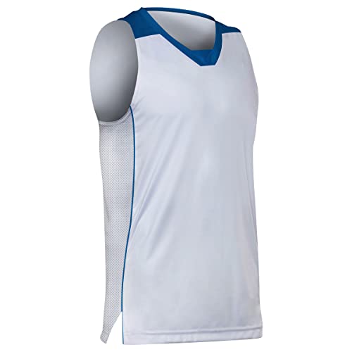 White, Royal Blue