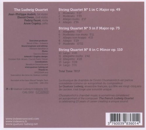 String Quartets 1, 3 & 8 - Classical Music Collection for Relaxation, Study & Dinner Parties | Premium Quality Sheet Music & Performances
