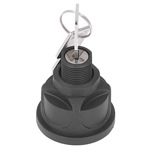 Heat Resistant Ignition Switch with 2 Keys ABS - Durable Replacement Part for Car, Truck, Motorcycle & Boat Repair | Fits Various Vehicle Models