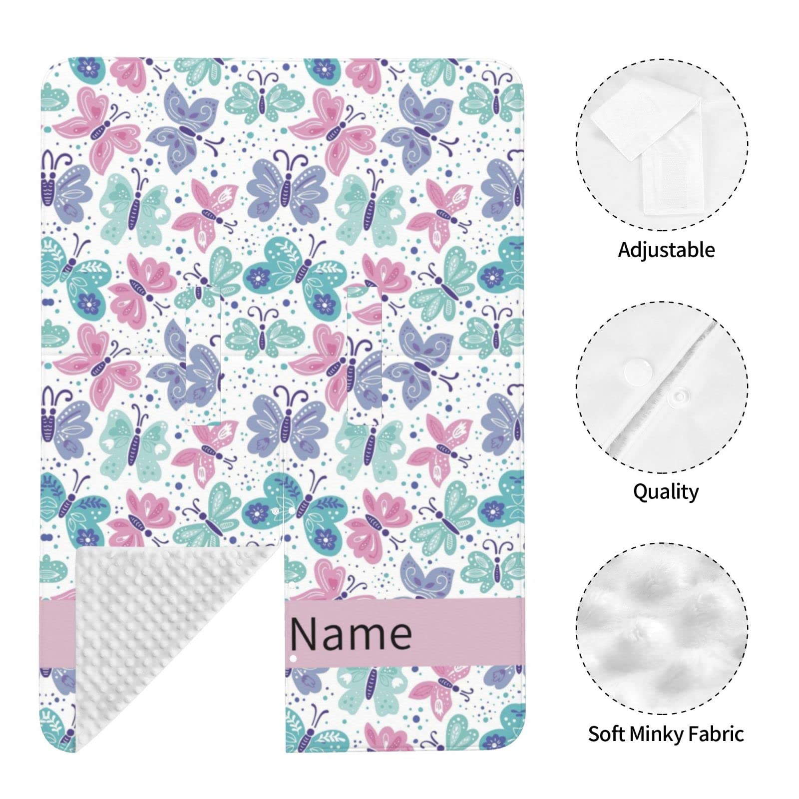 Personalized Baby Car Seat Covers with Name - Custom Infant Car Seat Canopy for Boys & Girls - Nursing & Breastfeeding Cover - Perfect for Travel, Shopping & Outdoor Adventures