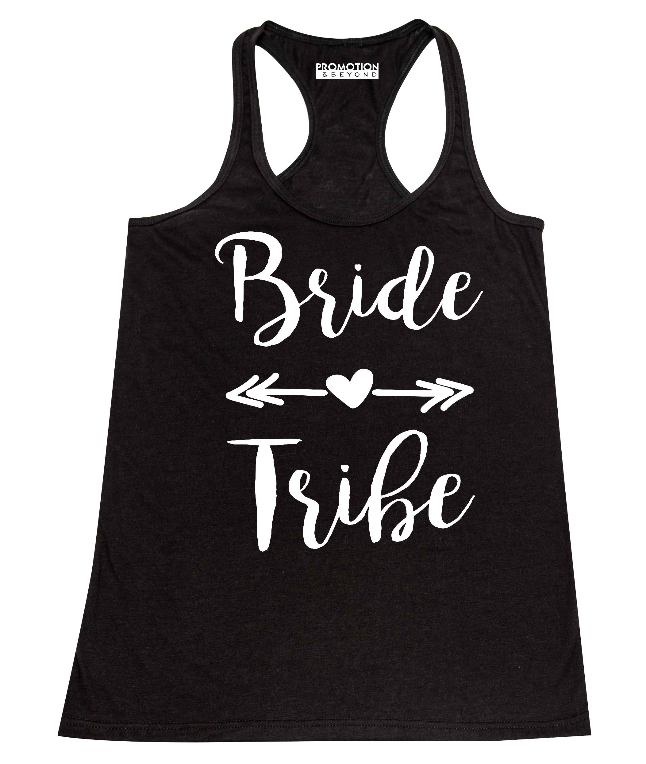 Bride Tribe White Wedding Bridal Party Tank Top for Women - Perfect for Bachelorette Parties, Bridal Showers & Girls' Night Out