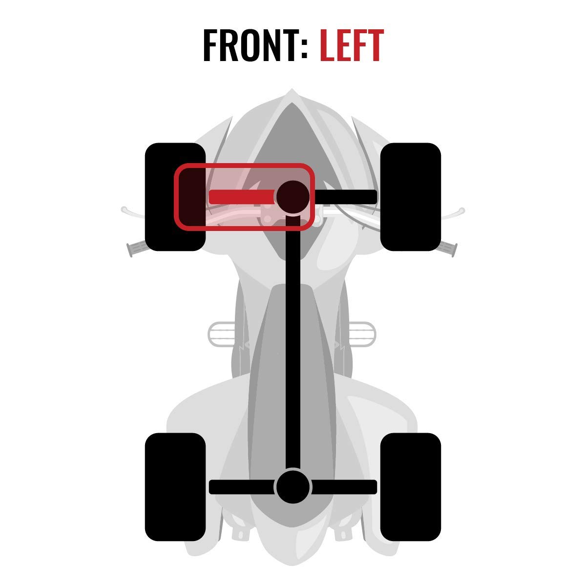 Sixity XT Front Left Axle for Honda Pioneer 1000 & Talon 1000 Models (2019-2021) - Compatible with SXS1000M3, SXS1000M5, SXS10S2R, SXS10S2RD, SXS10S2X - Perfect for Off-Roading, Trail Riding & UTV Adventures