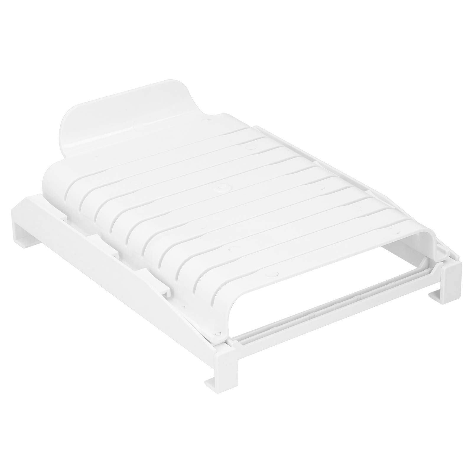 Refrigerator Food Organizer - Pull Out Drawer Shelf for Kitchen Storage | White Fridge Organizer for Fruits, Vegetables & Snacks | Space-Saving Refrigerator Storage Solution for Home & Office