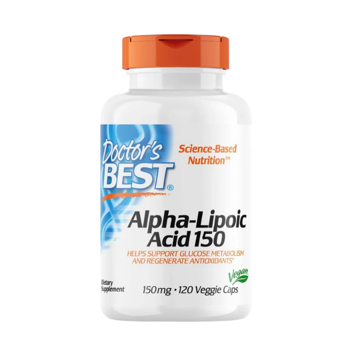 Doctor's Best Alpha Lipoic Acid 150mg - 120 Vegan Capsules for Antioxidant Support, Blood Sugar Control & Nerve Health - Perfect for Daily Wellness & Detox Supplement Routine