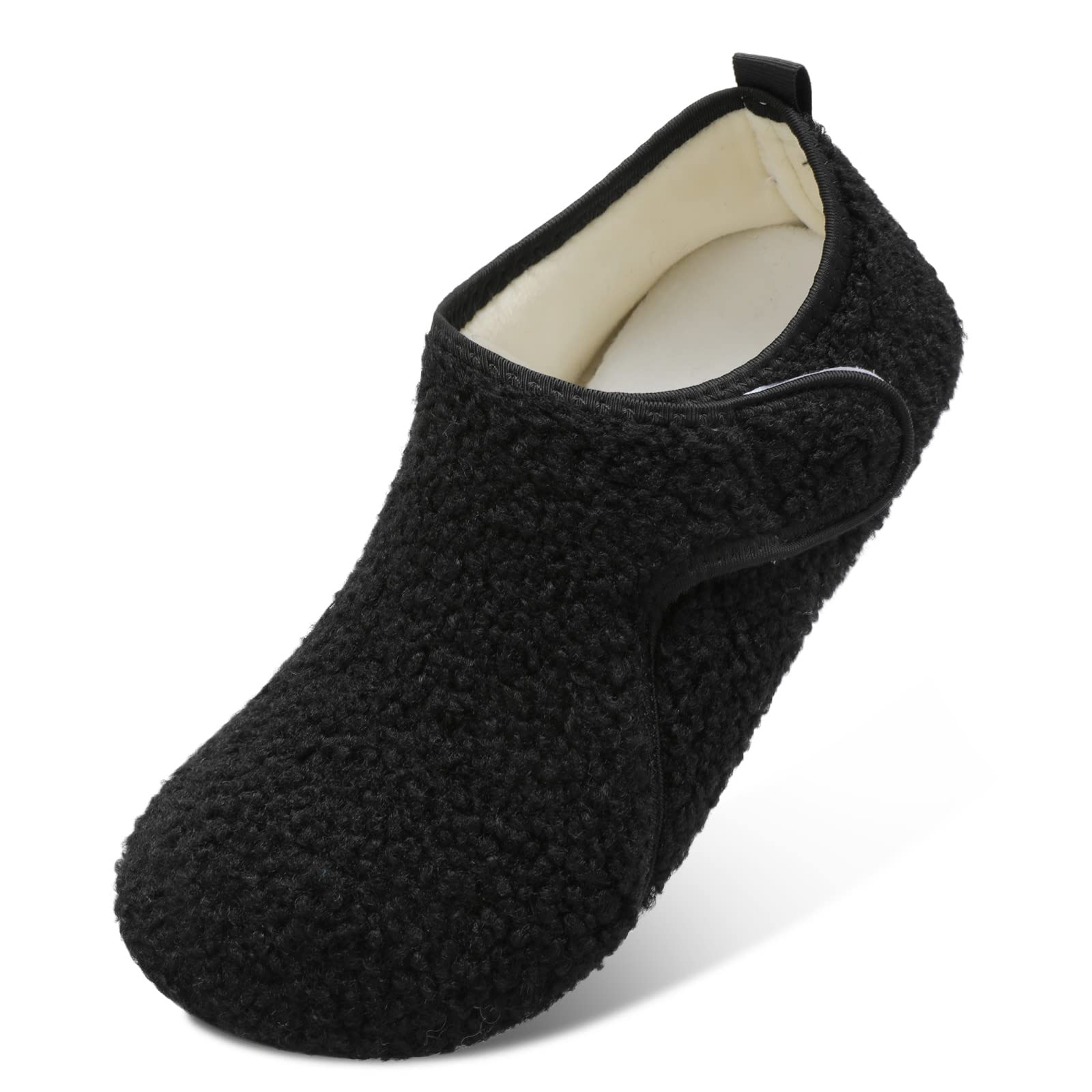 L-RUN Women's & Men's Indoor Outdoor House Slippers - Warm Anti-Slip Barefoot Home Shoes for Comfortable Wear at Home, Office, and Travel