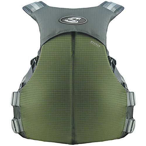 Stohlquist Keeper Fishing Life Jacket (PFD) - USCG Approved Safety Vest for Kayaking, Boating & Water Sports | Comfortable & Durable Flotation Device for Anglers