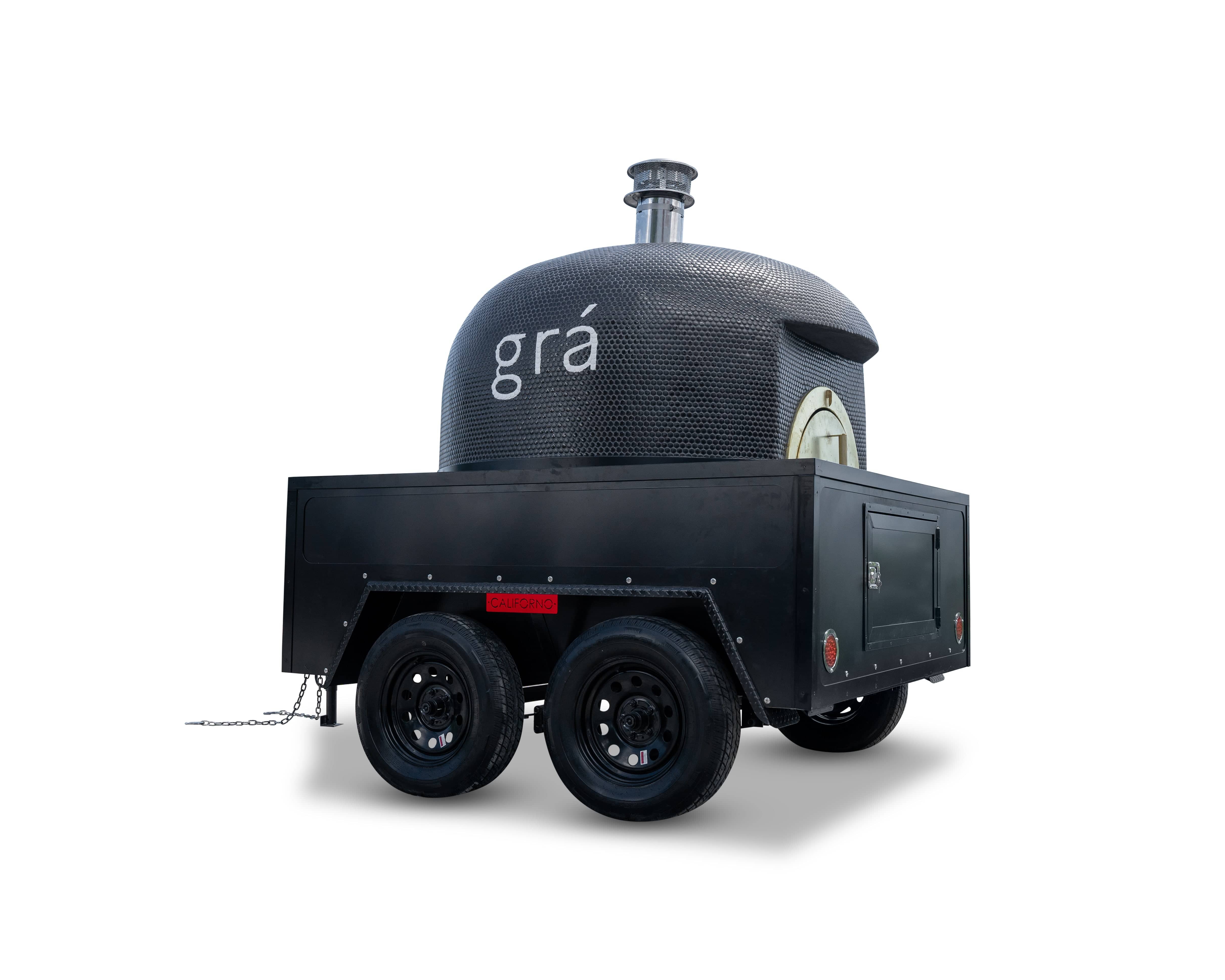 Contempo Pizza Oven Trailer - Portable Wood Fired Pizza Cart for Outdoor Catering, Events & Mobile Pizza Business | Perfect for Parties, Food Trucks & Street Vendors