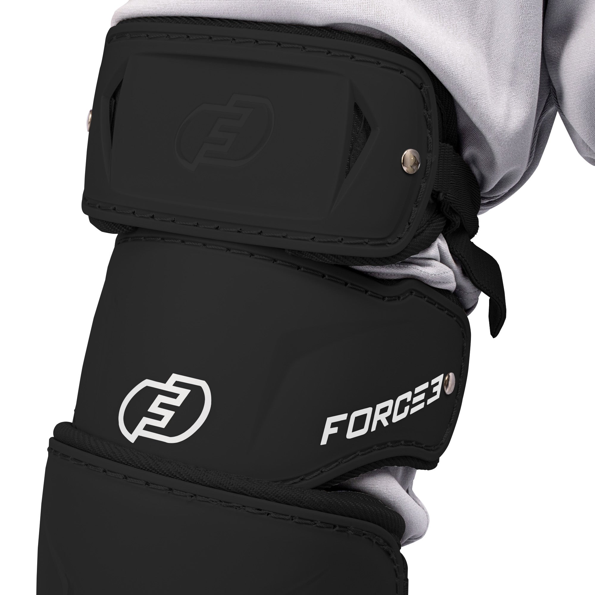 FORCE3 XS3® PRO ELITE Baseball Catcher Leg Guards - Lightweight Protective Gear for PitchCom® System - Perfect for Intermediate Players & Youth Leagues