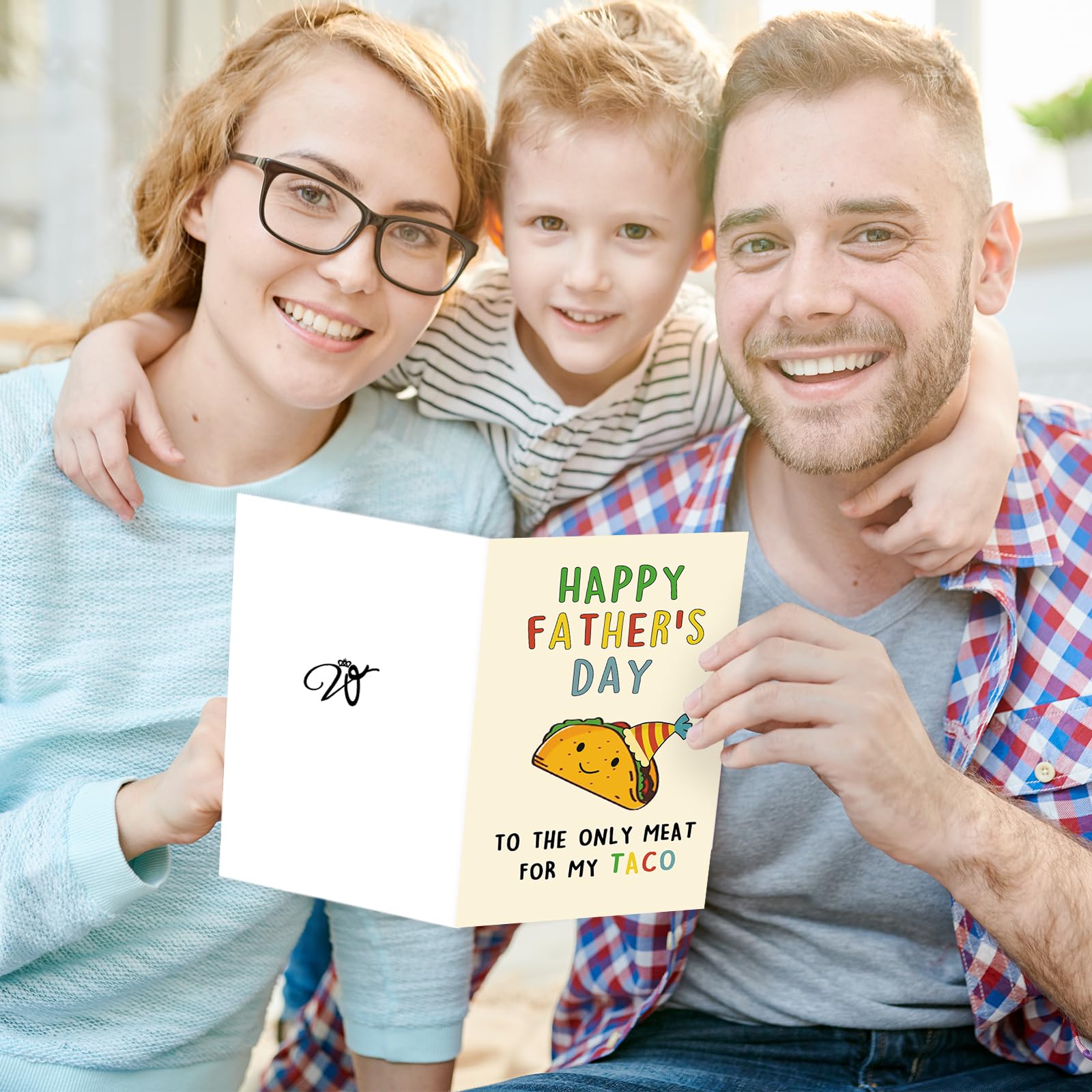 Funny Taco Father's Day Card - Romantic Gift for Dad & Husband - Perfect for BBQ Parties
