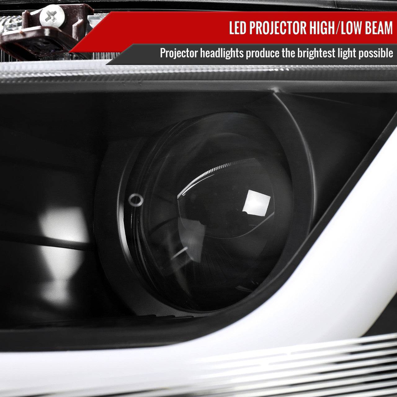 2016-2021 Honda Civic LED Projector Headlights with Switchback Sequential Turn Signal - Matte Black Housing & Clear Lens - Upgrade Your Night Driving Safety