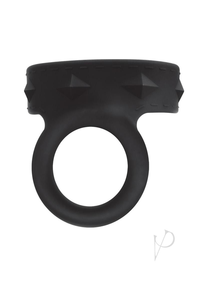 Blueline Silicone Duo Snap Cock and Ball Ring - Black | Adjustable Penis Ring for Men | Enhances Erections & Pleasure | Perfect for Couples Play & Solo Use
