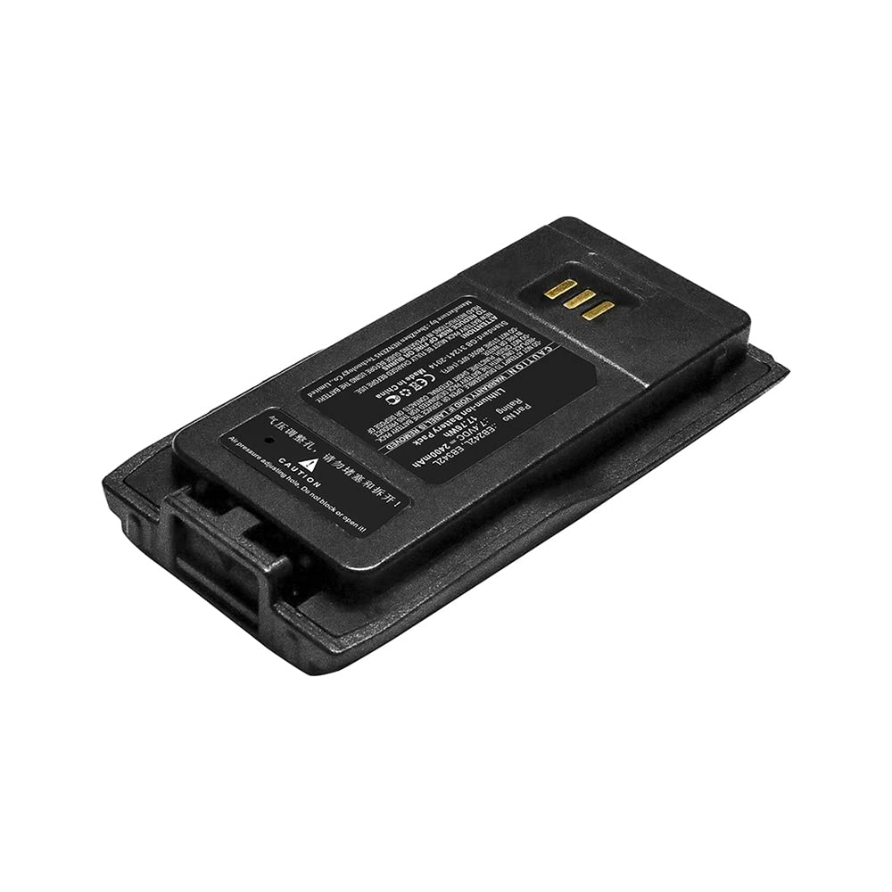 Synergy Digital 2-Way Radio Batteries - 2400mAh Li-ion 7.4V Replacement for Excera EB342L & EB242L (2-Pack) | Perfect for Business Communication, Outdoor Adventures & Emergency Preparedness