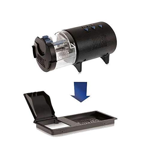 Automatic Fish Feeder for Aquarium - Battery Powered Juwel Fish Food Dispenser - Perfect for Home, Office & Vacation Use