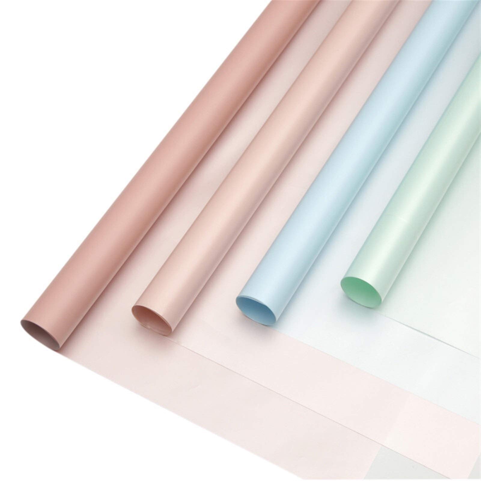 20pcs Double-Sided Waterproof Pearlescent Wrapping Paper - Light Chaser OYA Paper Flower Gift Packing for Bouquets, DIY Crafts, Party Decorations | DUOER (Color: 3)