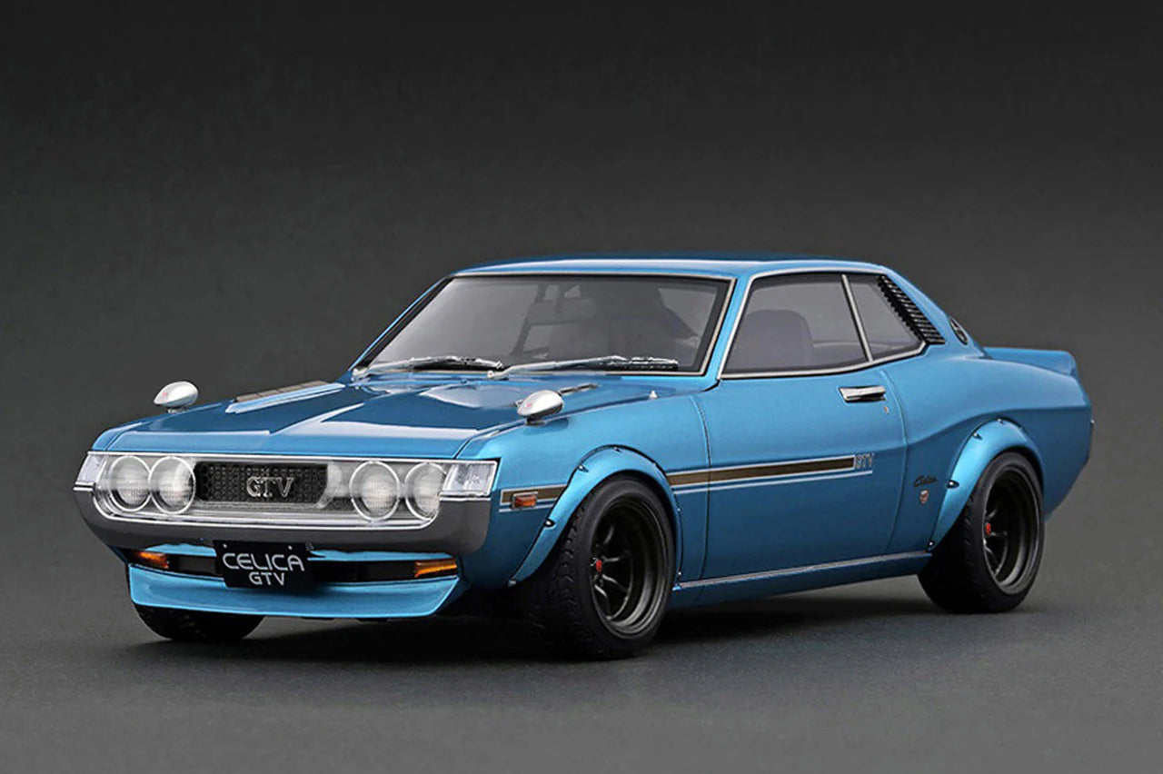 1:18 Scale Toyota Celica 1600GTV (TA22) Diecast Model Car - Light Blue Collectible for Car Enthusiasts | Perfect for Display, Gifts, and Toy Car Collections
