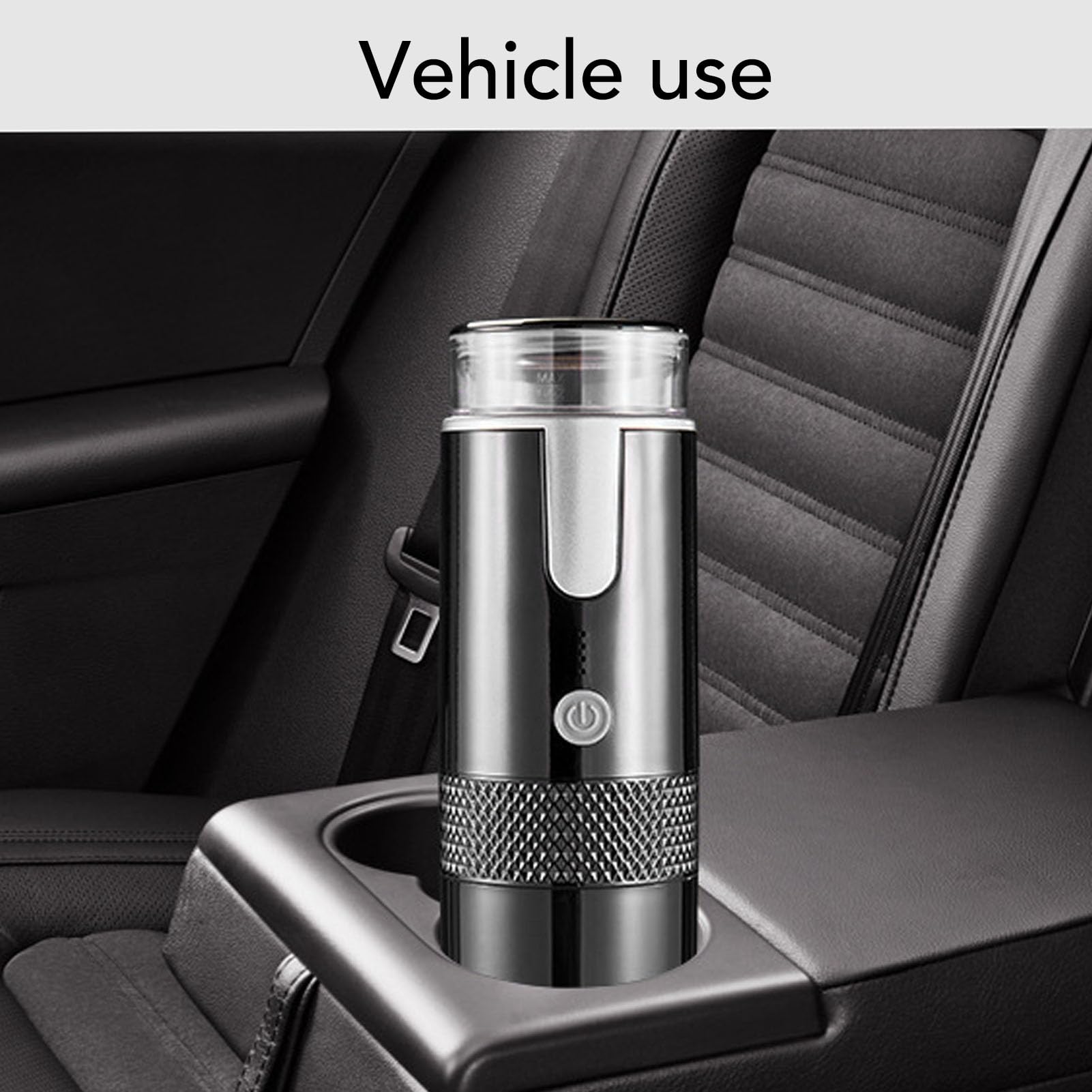 Portable Electric Espresso Machine - 160ml Travel Coffee Maker for Capsules & Ground Coffee, USB Car Coffee Maker with Self-Heating for RV, Camping, Office & Outdoor Adventures