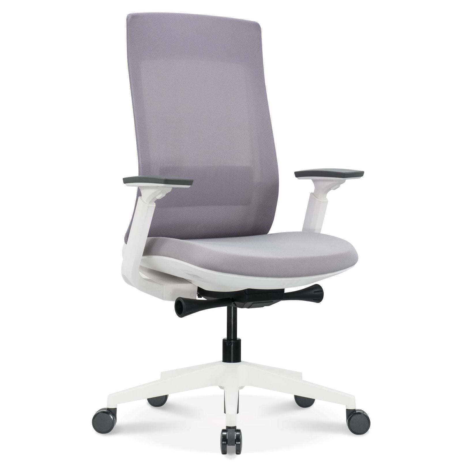 Ergonomic Adjustable Armrest Office Chair with Lumbar Support - Comfortable Mesh Back Task Chair for Home & Office Workspace