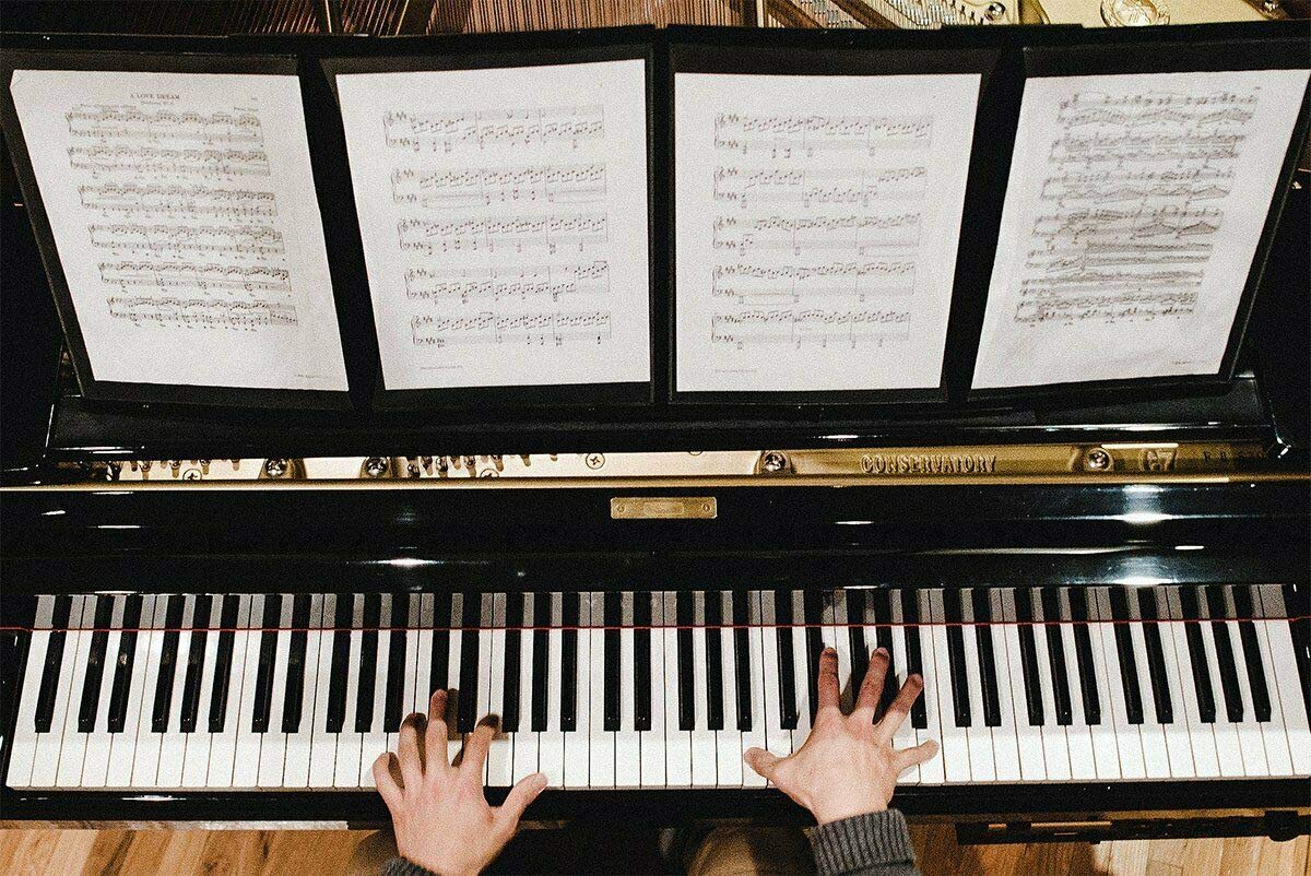 The Piano Guys Smart Sheet Music Holder - Collapsible & Expandable Design for Music Stands | Portable Sheet Music Folder for Piano, Violin & Guitar | Perfect for Indoor & Outdoor Performances, Concerts & Practice Sessions