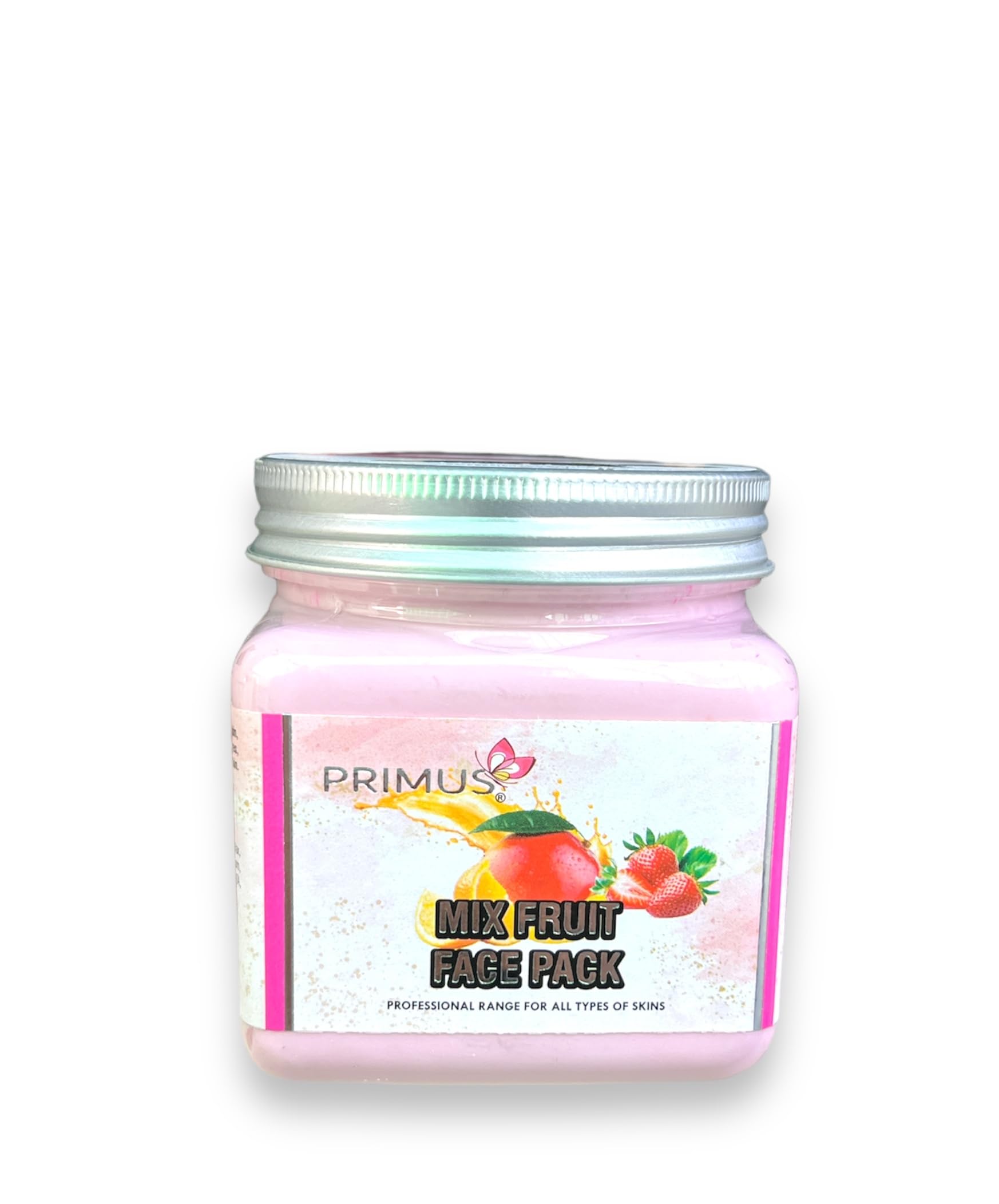 Primus Mix Fruit Face Pack with Activated Fruit for Skin Detox & Brightening | Natural Skin Purifier | Removes Impurities & Fights Pollution | Paraben & Sulfate Free (400g) | Perfect for Daily Skincare & Spa Treatments