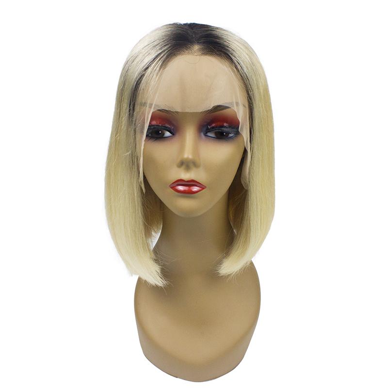 #1b/613 Bob Style Lace Front Wig - Natural Looking Human Hair Wigs for Women - Perfect for Daily Wear, Cosplay & Special Occasions