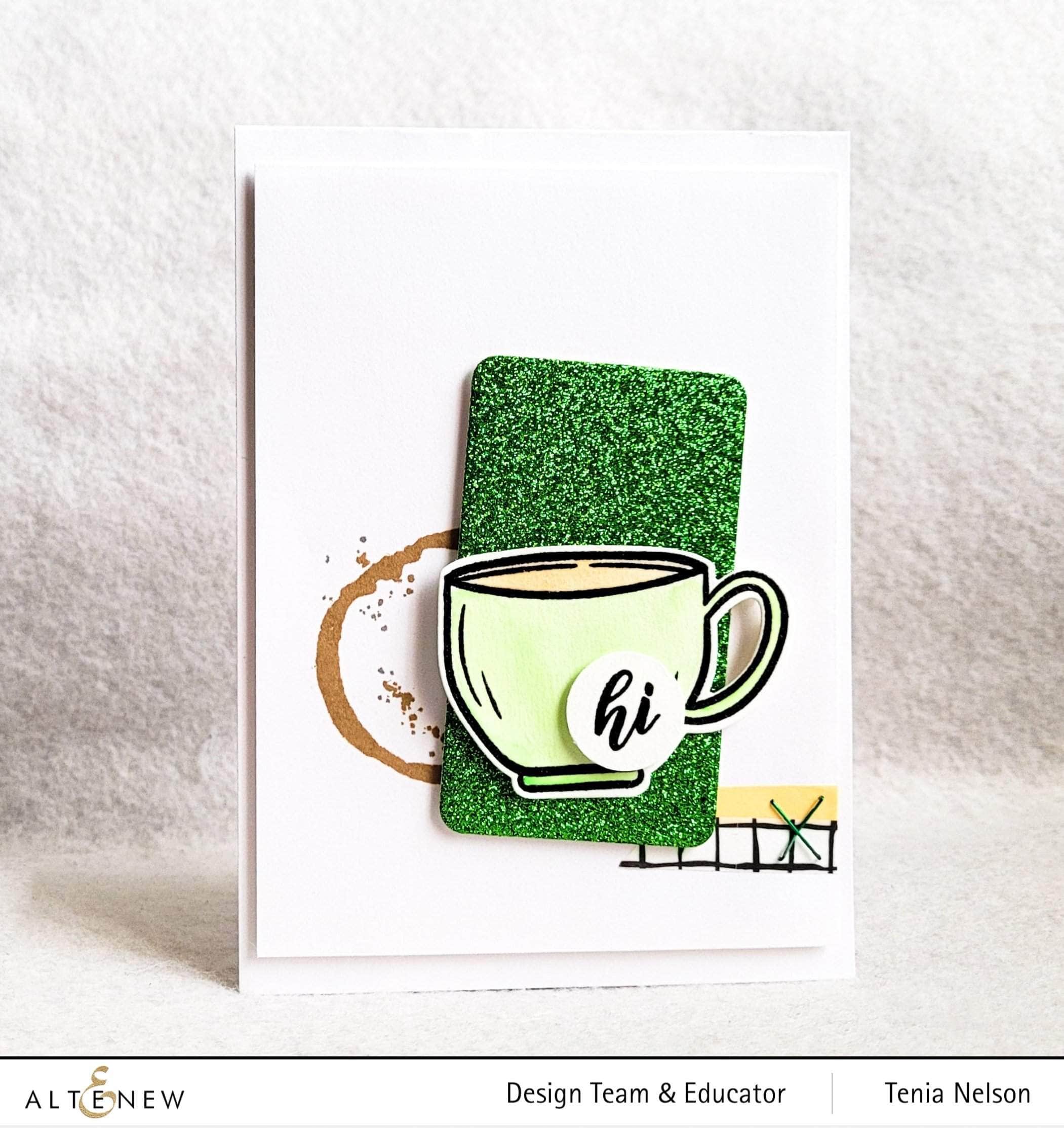 Coffee Lover Stamp Set - 10pcs Handmade Rubber Stamps for DIY Scrapbooking, Card Making & Gift Wrapping - Perfect for Coffee-Themed Crafts & Stationery Projects
