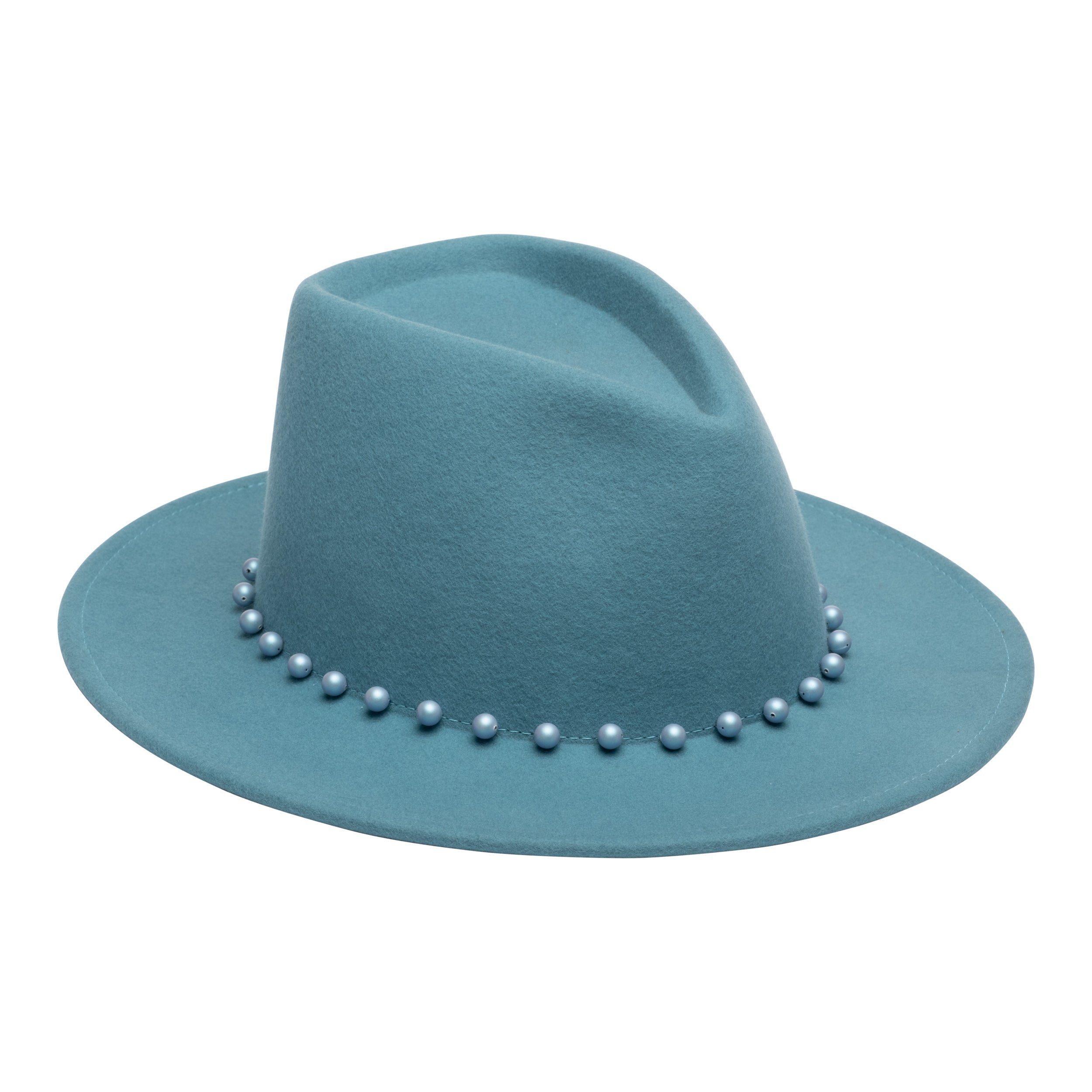Premium Blaine Wool Felt Fedora Hat for Men & Women - Classic Vintage Style Dress Hat for Outdoor, Weddings & Fashion Events