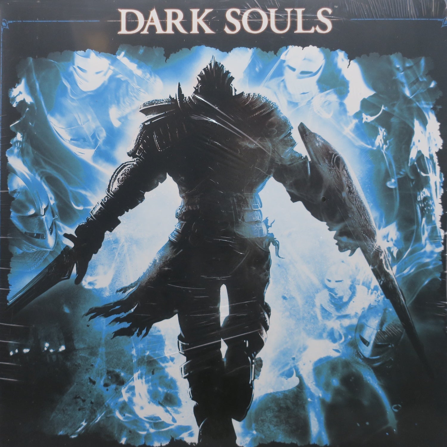 Dark Souls Original Game Soundtrack - Blue & Silver Splatter Vinyl 2LP Record | Video Game Music Collection for Fans & Audiophiles - Perfect for Gaming Sessions & Music Listening