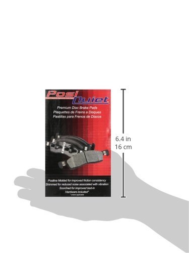 PosiQuiet Ceramic Brake Pads for Cars - Quiet & Durable Braking Performance - Perfect for Daily Commuting, City Driving & Highway Use