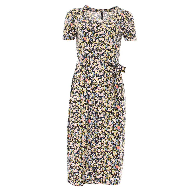 Haven Navy Dress for Women - Elegant Casual & Office Wear - Perfect for Summer, Parties, and Everyday Outfits