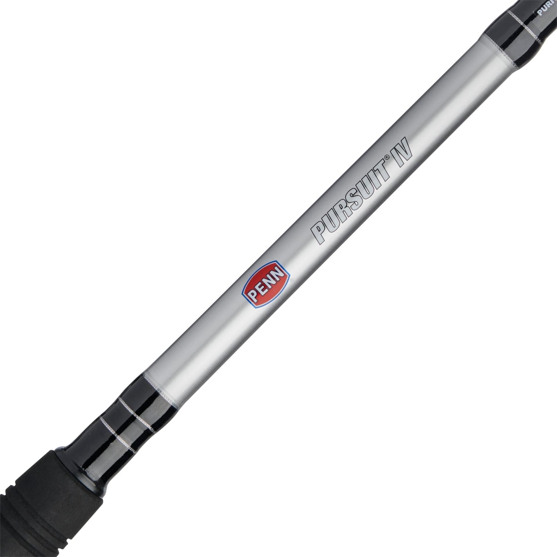 Pursuit® IV Spinning Travel Rod and Reel Combo - Lightweight Fishing Gear for Travel, Backpacking & Saltwater Fishing | Perfect for Camping, Beach & Boat Adventures