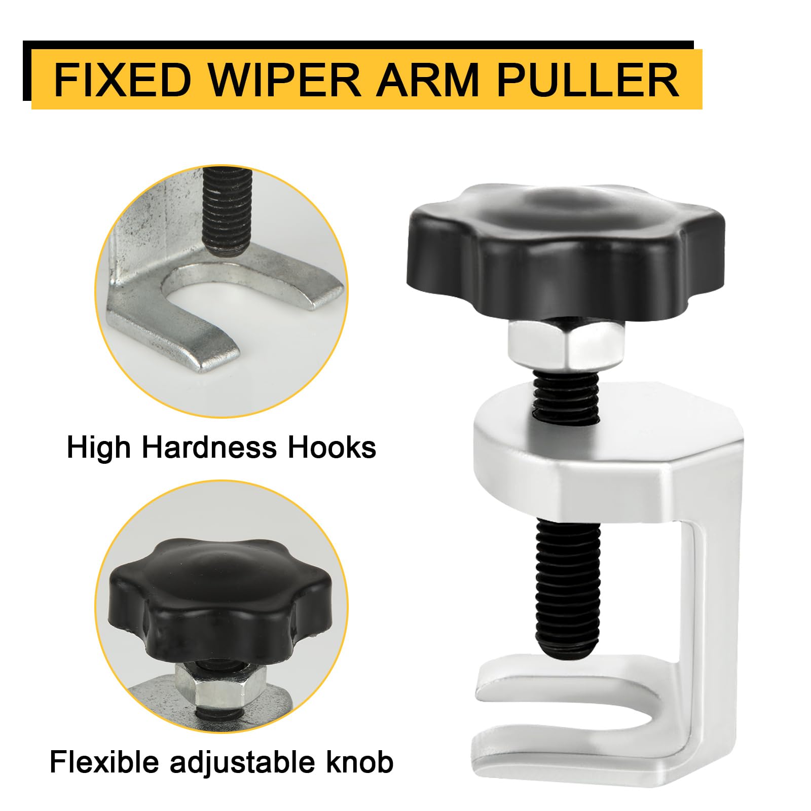 Heavy-Duty Battery Terminal Puller & Wiper Arm Removal Tool - Professional Auto Repair Kit for Windshield Wiper Arm and Bearing Removal - Perfect for DIY Car Maintenance and Mechanic Workshops