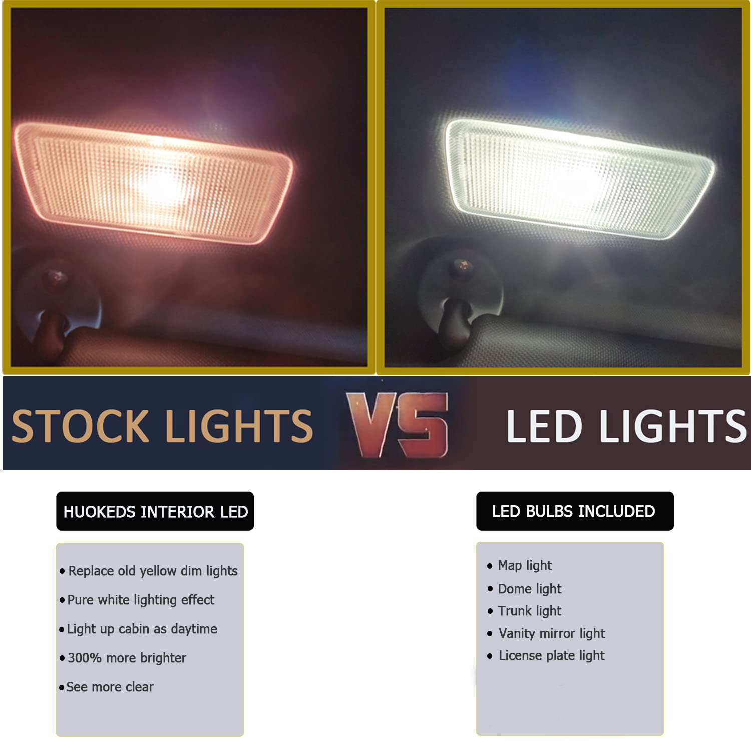 2005-2021 Toyota Tacoma Interior LED Light Kit - 6000K Super Bright White LED Bulbs with Installation Tool | Upgrade Cabin Lighting for Night Driving & Off-Road Adventures