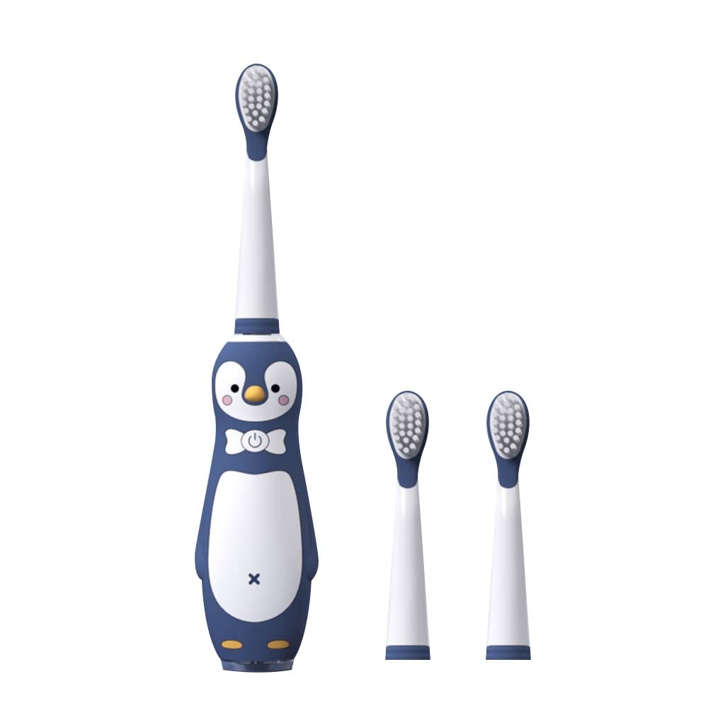 Rechargeable Electric Toothbrush for Adults & Kids - Soft Bristles, Sonic Cleaning, Automatic Timer (Blue, 7.2 x 1.5 Inches) - Perfect for Travel, Home & Daily Oral Care