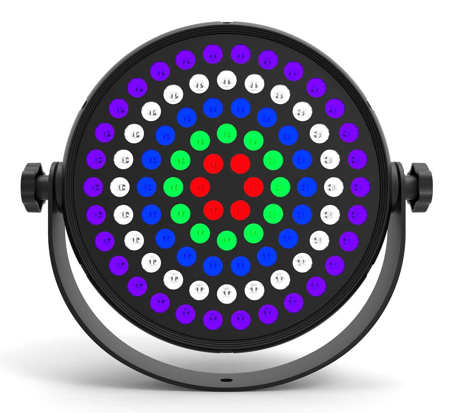 JMAZ Lighting HALO Q4 Wash 180W RGBW LED Wash Light Fixture - Professional Stage Lighting for Concerts, DJ Shows & Theater Performances